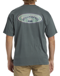 The Billabong Mens Arch Wave OG T-Shirt in Slate Green