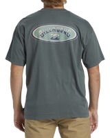 The Billabong Mens Arch Wave OG T-Shirt in Slate Green