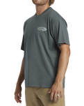 The Billabong Mens Arch Wave OG T-Shirt in Slate Green