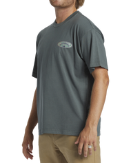 The Billabong Mens Arch Wave OG T-Shirt in Slate Green