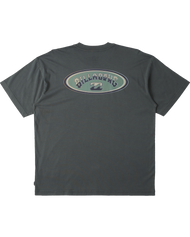 The Billabong Mens Arch Wave OG T-Shirt in Slate Green