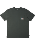 The Billabong Mens Troppo Pocket T-Shirt in Slate Green