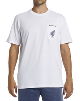 The Billabong Mens Funghi Pocket T-Shirt in White