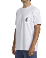 The Billabong Mens Funghi Pocket T-Shirt in White