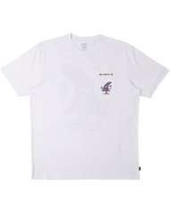 The Billabong Mens Funghi Pocket T-Shirt in White