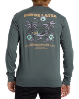 The Billabong Mens Relax Long Sleeve T-Shirt in Slate Green