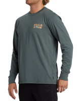 The Billabong Mens Relax Long Sleeve T-Shirt in Slate Green