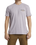 The Billabong Mens Arch Wave T-Shirt in Purple Ash