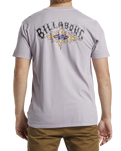 The Billabong Mens Arch Wave T-Shirt in Purple Ash