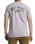 The Billabong Mens Arch Wave T-Shirt in Purple Ash