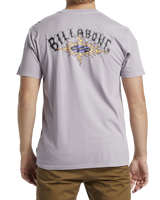 The Billabong Mens Arch Wave T-Shirt in Purple Ash