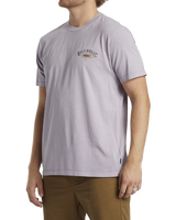 The Billabong Mens Arch Wave T-Shirt in Purple Ash