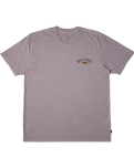 The Billabong Mens Arch Wave T-Shirt in Purple Ash