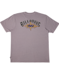 The Billabong Mens Arch Wave T-Shirt in Purple Ash