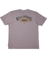 The Billabong Mens Arch Wave T-Shirt in Purple Ash