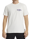 The Billabong Mens Adventure Division Arch T-Shirt in Off White