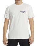 The Billabong Mens Adventure Division Arch T-Shirt in Off White