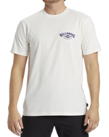 The Billabong Mens Adventure Division Arch T-Shirt in Off White