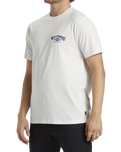 The Billabong Mens Adventure Division Arch T-Shirt in Off White