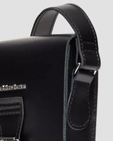 The Dr Martens Womens Box Crossbody Bag in Black Kiev & Smooth Leather