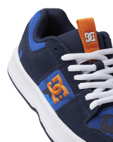 The DC Shoes Boys Boys Lynx Zero Shoes in Shady Blue & Orange