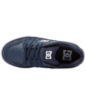 The DC Shoes Boys Boys Pure Elastic Shoes in Navy & White