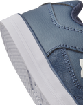 The DC Shoes Boys Boys Pure Elastic Shoes in Navy & White