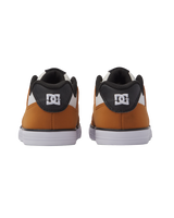 The DC Shoes Boys Boys Pure Elastic Shoes in Wheat & White