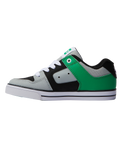 The DC Shoes Boys Boys Pure Shoes in Black & Kelly Green