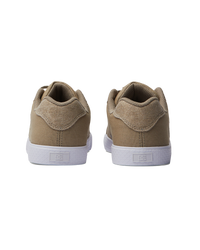 The DC Shoes Womens Chelsea Shoes in Espresso & Taupe