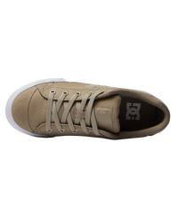 The DC Shoes Womens Chelsea Shoes in Espresso & Taupe