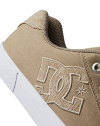 The DC Shoes Womens Chelsea Shoes in Espresso & Taupe