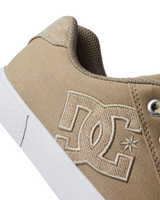 The DC Shoes Womens Chelsea Shoes in Espresso & Taupe