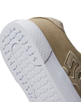 The DC Shoes Womens Chelsea Shoes in Espresso & Taupe