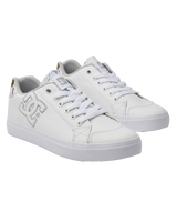 The DC Shoes Womens Chelsea Plus Shoes in White, Multi & Armor