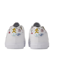 The DC Shoes Womens Chelsea Plus Shoes in White, Multi & Armor