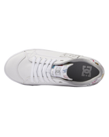 The DC Shoes Womens Chelsea Plus Shoes in White, Multi & Armor