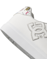 The DC Shoes Womens Chelsea Plus Shoes in White, Multi & Armor