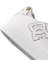 The DC Shoes Womens Chelsea Plus Shoes in White, Multi & Armor