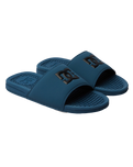 The DC Shoes Mens Bolsa Sliders in Dark Teal