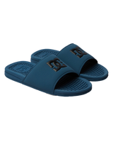 The DC Shoes Mens Bolsa Sliders in Dark Teal