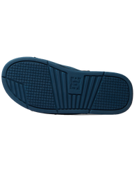 The DC Shoes Mens Bolsa Sliders in Dark Teal