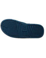 The DC Shoes Mens Bolsa Sliders in Dark Teal