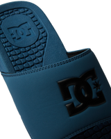 The DC Shoes Mens Bolsa Sliders in Dark Teal