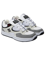 The DC Shoes Mens Kalynx Zero Shoes in Grey, Black & White