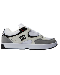 The DC Shoes Mens Kalynx Zero Shoes in Grey, Black & White