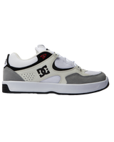 The DC Shoes Mens Kalynx Zero Shoes in Grey, Black & White