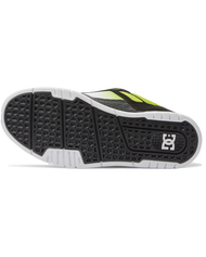 The DC Shoes Mens Stag Shoes in Black, Green & White