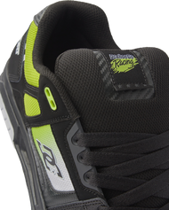 The DC Shoes Mens Stag Shoes in Black, Green & White