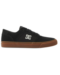 The DC Shoes Mens Teknic Shoes in Black & Gum